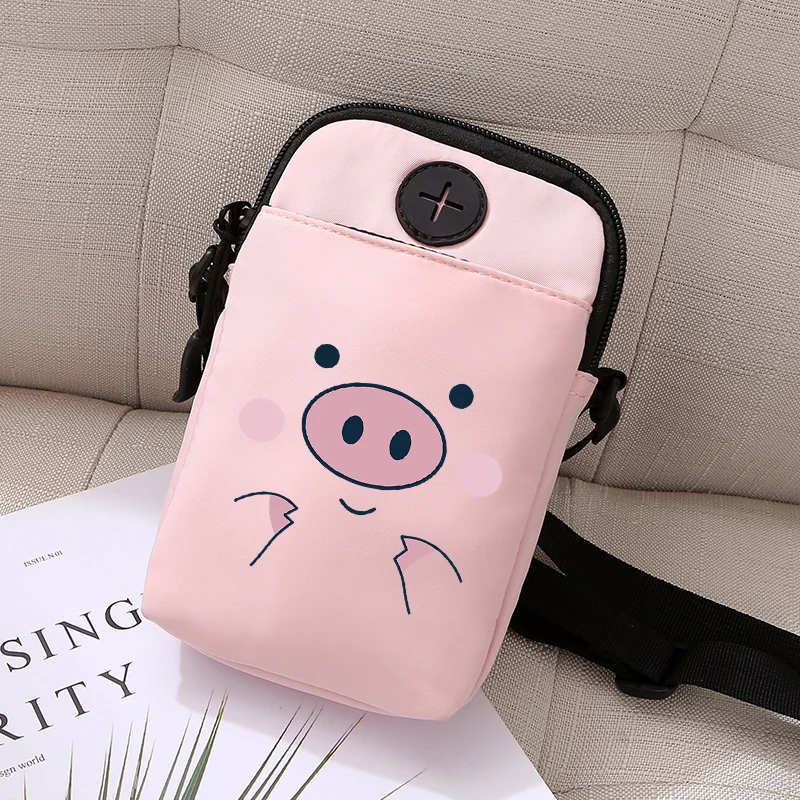 Новинка 2019 модная женская сумка через плечо с милым мультяшным поросенком сумки