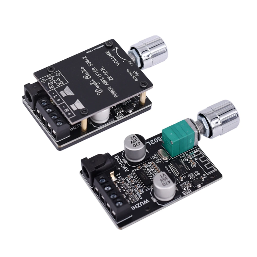 Аудио динамики DIY Bluetooth 5 0 цифровой усилитель высокой мощности стереоплата 50 Вт +