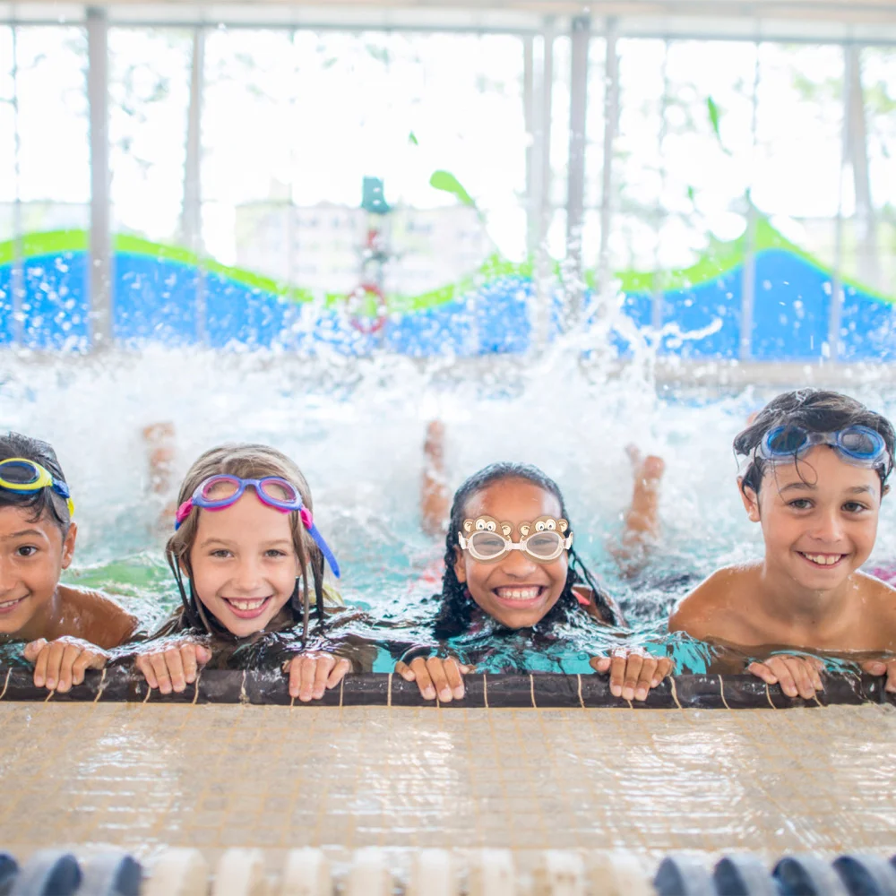 

3Pcs High Definition Waterproof Anti-fog Silica Kids Swimming Goggles