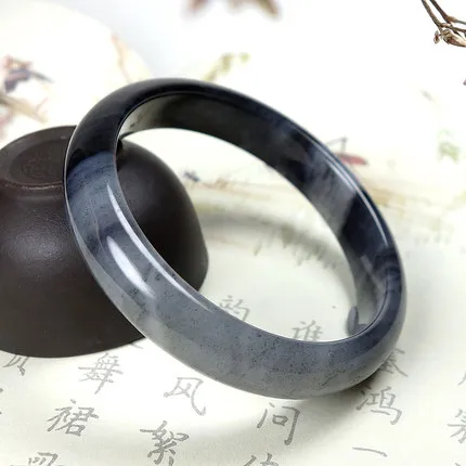 

Ювелирные изделия Zheru натуральный двухцветный браслет из нефрита 54-64 мм Элегантные украшения принцессы лучший подарок для матери и девушки