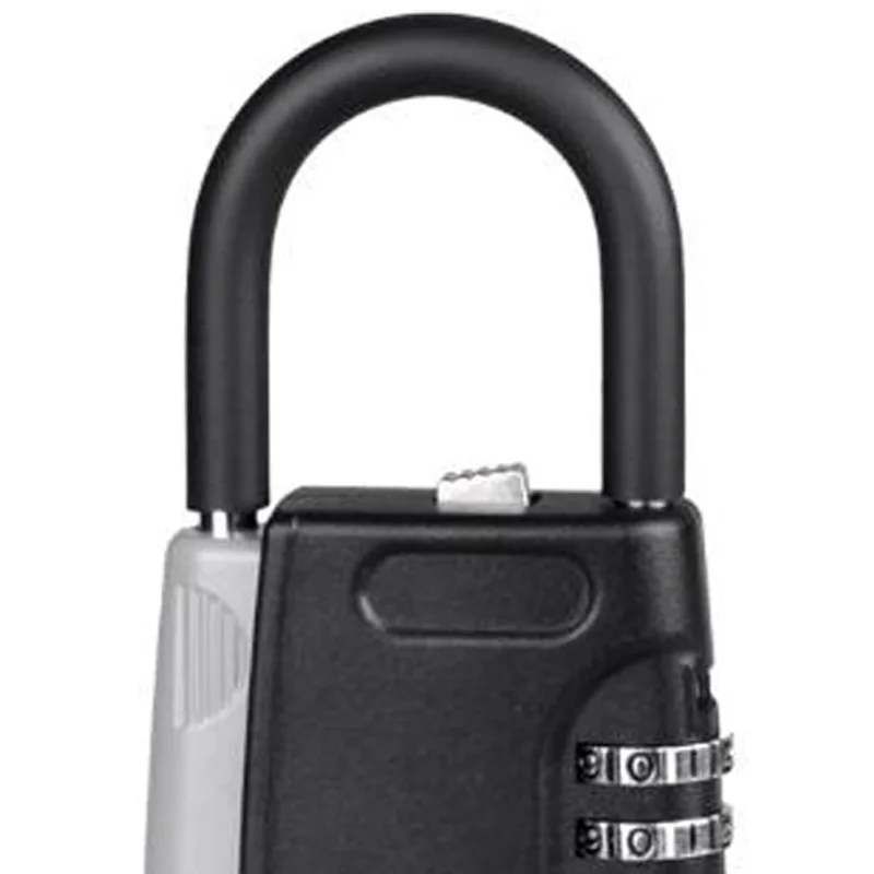 Металлический механический ящик для хранения ключей металлический крюк Тип пароль ключ Сейф-черный от AliExpress WW