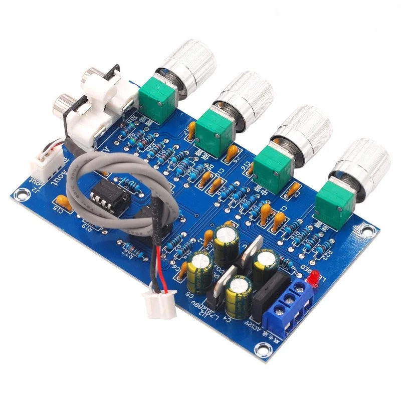 XH-M164 NE5532 Stereo Pre-усилитель предусилитель Tone Board Audio 4 усилитель каналов Module 4CH Control