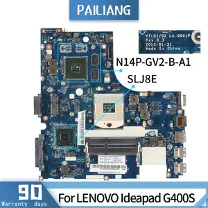 Материнская плата PAILIANG для ноутбука LENOVO Ideapad G400S Core SLJ8E, материнская плата для ноутбука, VILG1G2, с процессором tesed DDR3, с процессором Intel, G400S и процессором SLJ8E