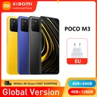 Смартфон глобальная версия POCO M3, 4 ГБ, 64 ГБ, 128 ГБ, сотовый телефон Snapdragon 662G, камера 48 МП, 6000 мАч, дисплей 6,53 дюйма