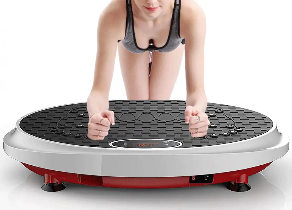 Fat Burning Plate Exercise Vibration Fitness Massager LCD Display Slimming Device For Body Building Workout Weight Loss | Спорт и