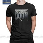 Doom вечные футболки мужские хлопковые футболки Ретро игра Конан варвар тилса змея культ короткий рукав футболки подарок на день рождения топы