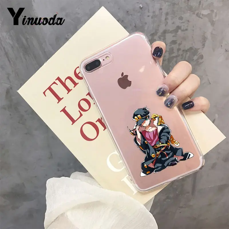 Yinuoda jojo простой красочный телефон аксессуары чехол для Apple iPhone 8 7 6 6S Plus X XS max 5 5S SE XR чехол
