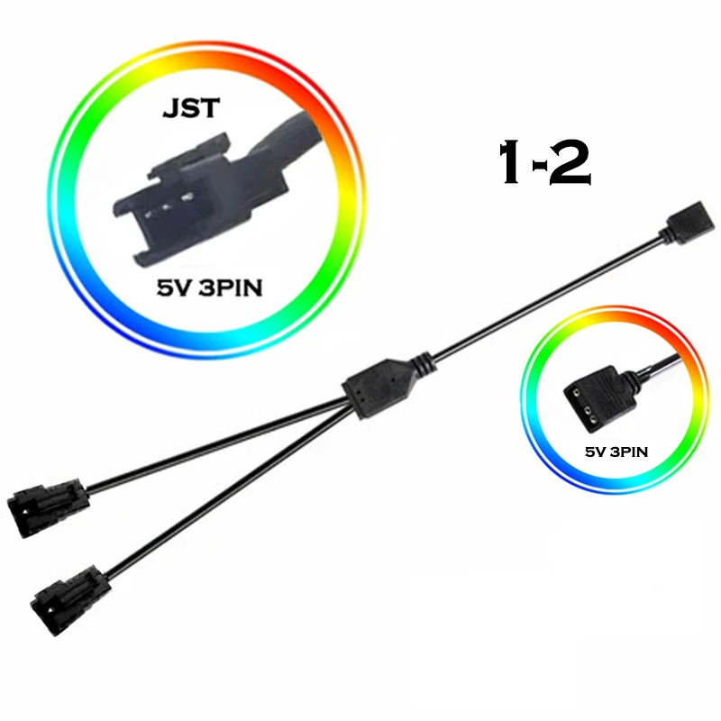 Компьютерная материнская плата Phanteks Кабель-адаптер с синхронизацией RGB JST Header