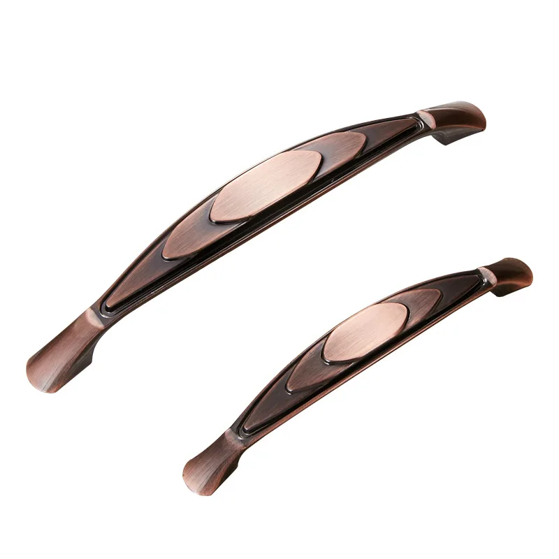 Зеленая бронзовая ручка для шкафа ящика дверная украшение дома из цинкового