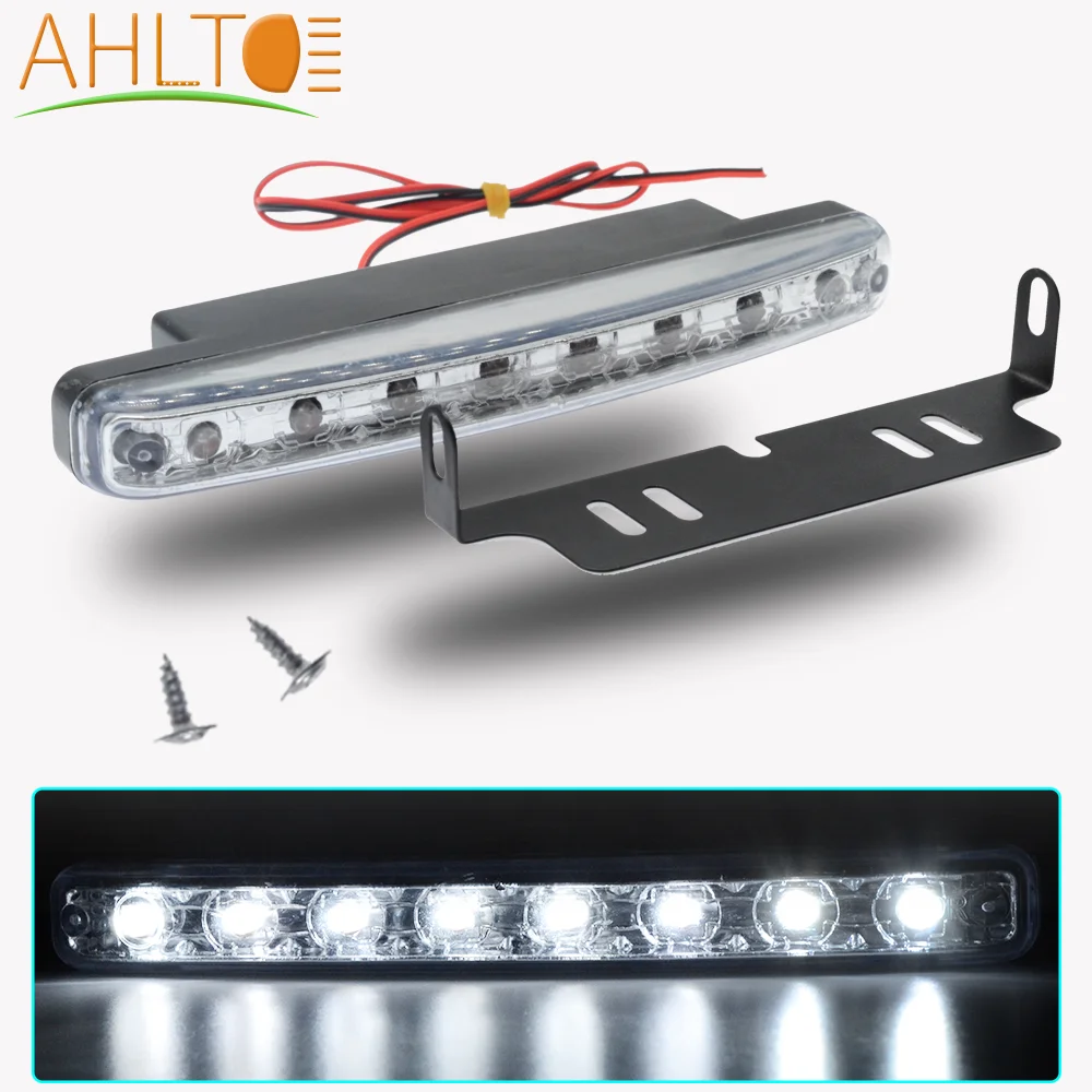 1 шт. DRL 8 светодиодный противотуманный светильник s дневной ходовой