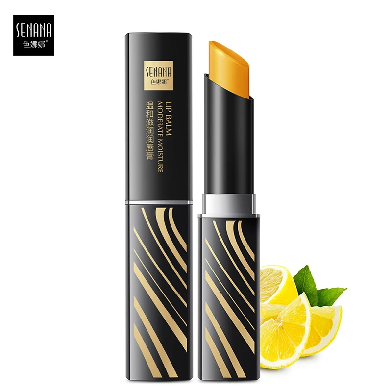 

SENANA Lip Balm Plant Extract Moderate Moisture Moisturizing Nourishing Lip Plumper Remove Peeling Dead Skin Lip Lines Lip Care