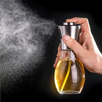 200ml olive oil spray bottle glass barbecue spray bottle leakproof portable liquid spray bottle kitchen tools oil dispenser