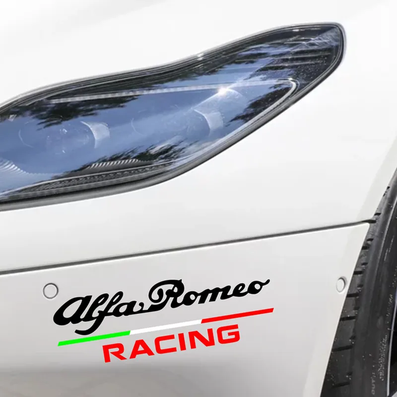 1 шт. флаг Италии забавные наклейки на гоночные автомобили ПВХ наклейка Стайлинг