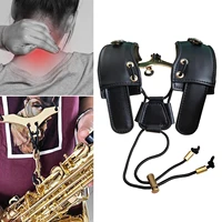 adjustable sax harness shoulder wide pad strap saxophone for alto tenor baritone