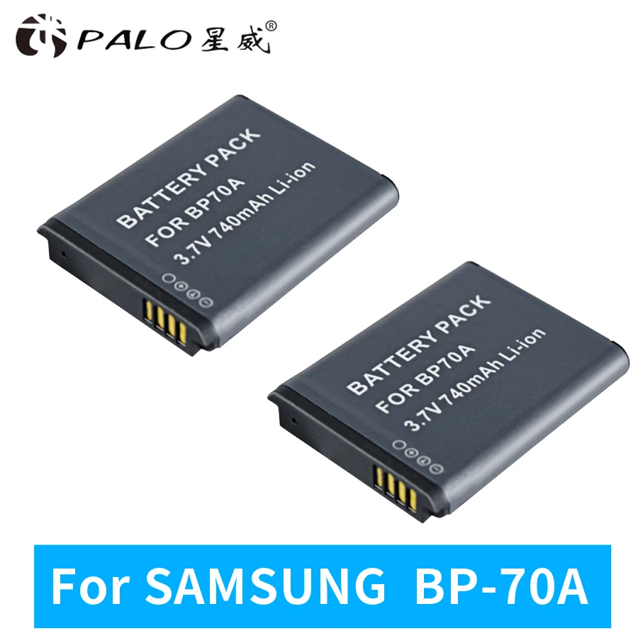 3 шт. BP 70A EA BP70A IA IABP70A Батарея для SAMSUNG AQ100 DV150F ES65 ES67 ES70 ES71 ES73 ES74 ES75 ES80 MV800|Цифровые
