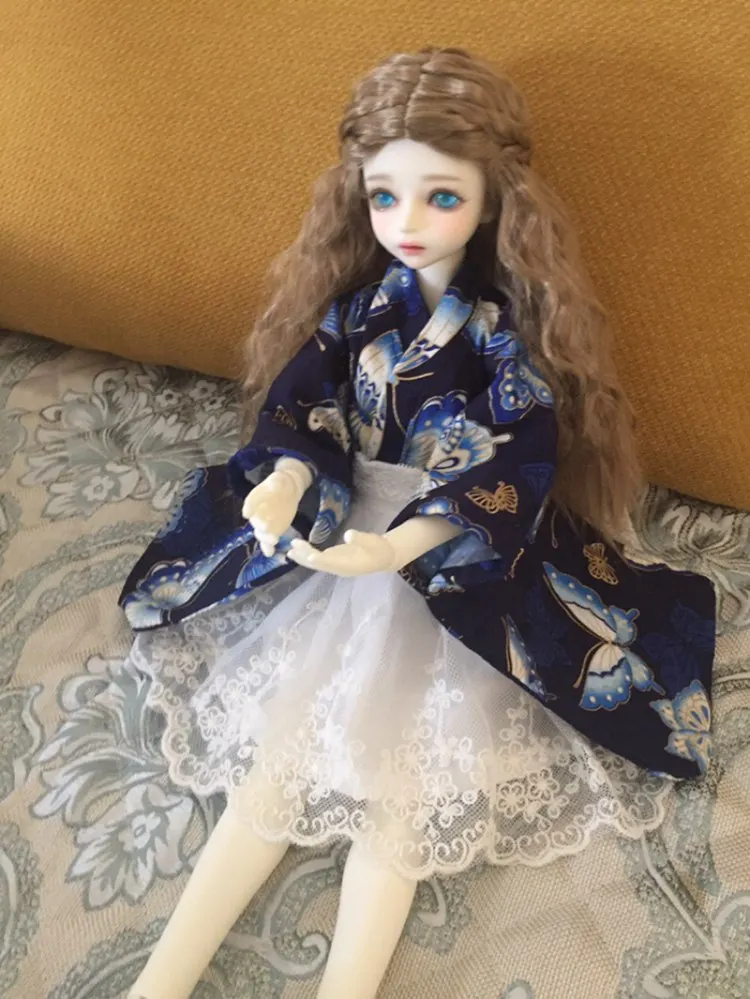 1/6 1/4 1/3 BJD аксессуары Кукла Одежда японское кимоно юката+ юбка для BJD/SD, не включает в себя куклы, обувь, парик и другие E2495