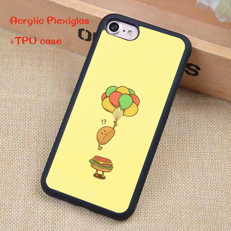

Fashion Funny Fruit food Phone Case For iphone 11 Pro Max X XR XS SE 2020 6S 7 8 Plus Acrylic Plexiglass TPU