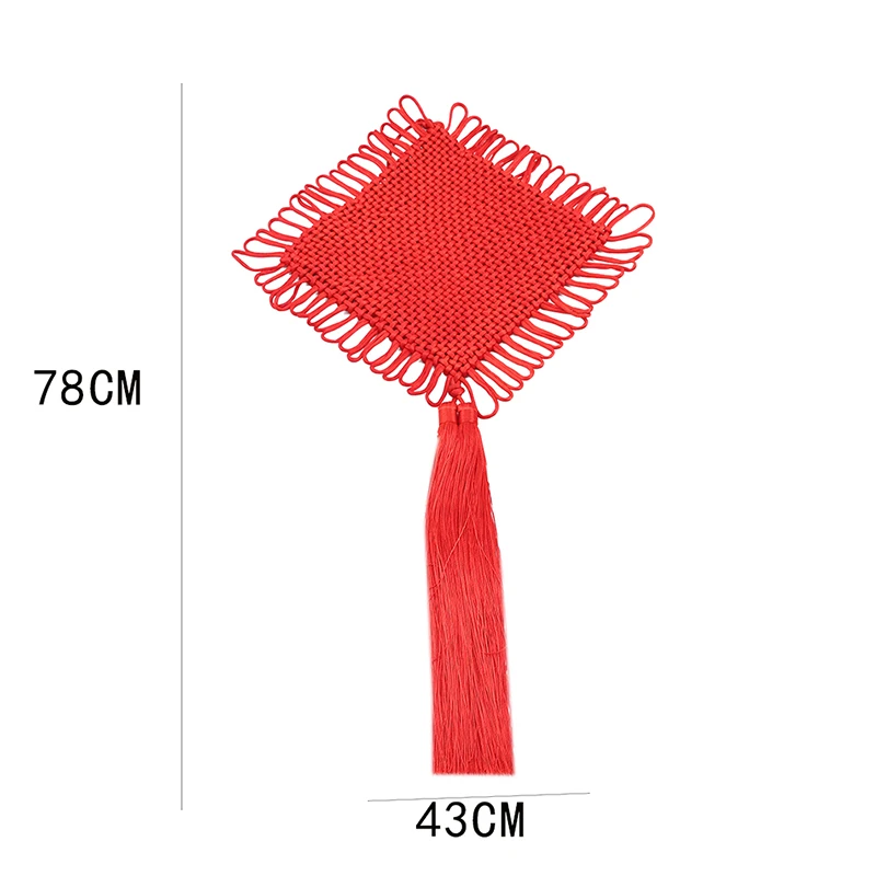 Бахромой челки с цветами и бахромой китайский узел-кисточка для ламп горячая