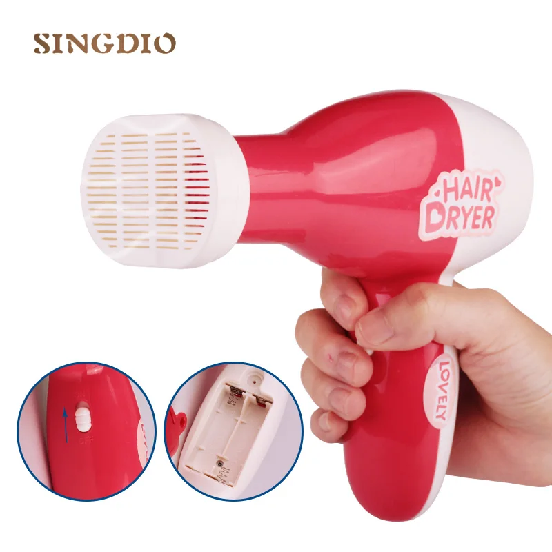 Притворяйтесь Играйте в Игрушки для макияжа розовый набор принцесса