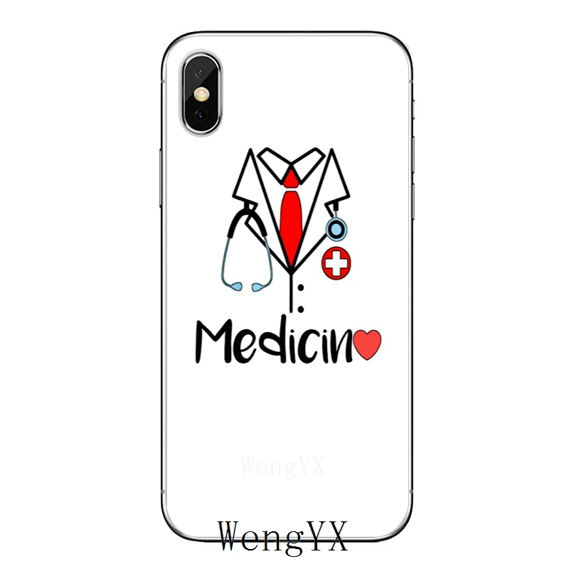 Изящный медсестер на среднем вещи для samsung Galaxy S10 lite A10 A30 A40 A50 A60 A70 A6 A8 J4 J6 плюс A9 J8 prime ТПУ мягкий чехол - Цвет: Med-Stuff-A-04