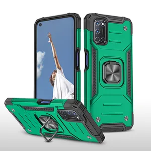 armor phone for oppo a52 a72 a92 case shockproof magnet car holder ring ruggedcase for oppo a3s a5 a5s a7 a9 a15 a73 a31 2020 free global shipping