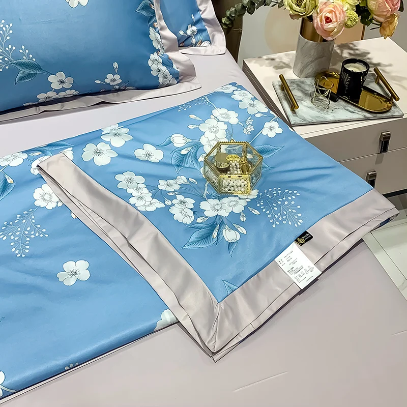 

Printing Washed tencel Comfortable and soft Bedspread Summer Quilt Blanket Comforter Quilting Home Textiles
