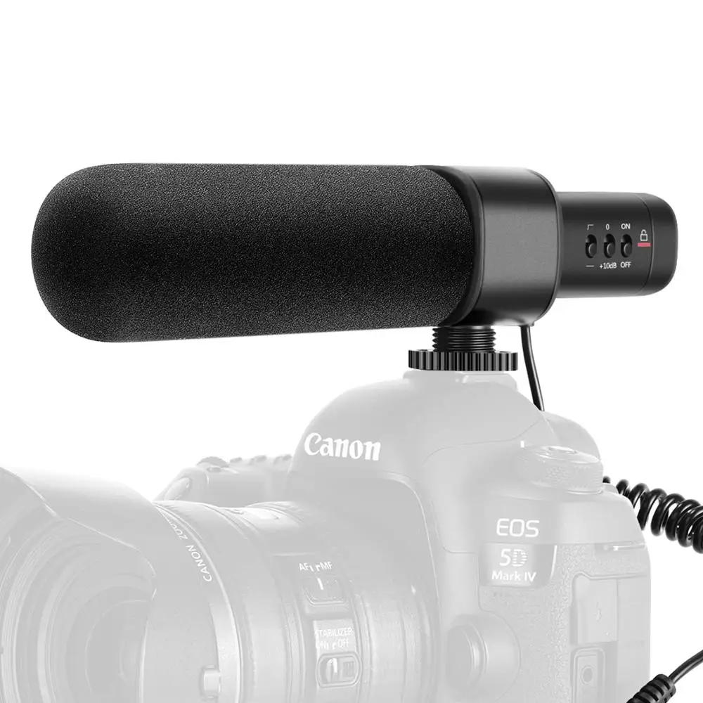 

Микрофон Neewer CM15 для камеры, микрофон для интервью, совместимый с камерой Nikon/Canon/Sony/Panasonic, однонаправленный