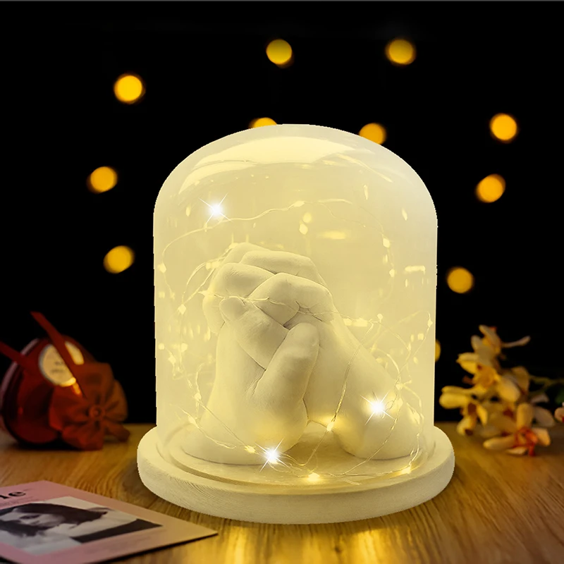 DIY Keepsake ручная литье пластырь скульптуры для пар ручные ремесла взрослых и детей