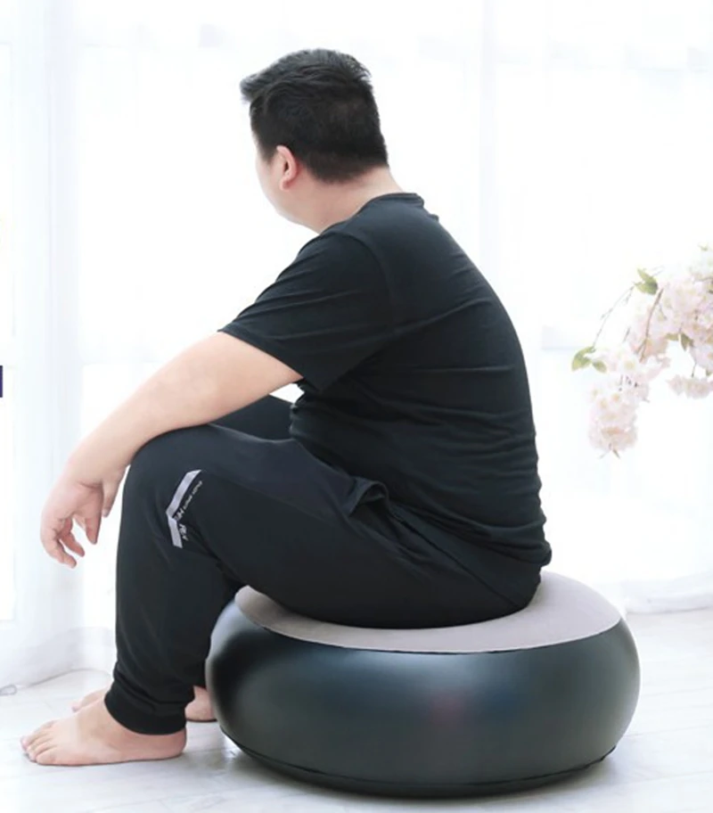 Надувной стул для взрослых дома и улицы подушка ног Надувное круглое воздушное