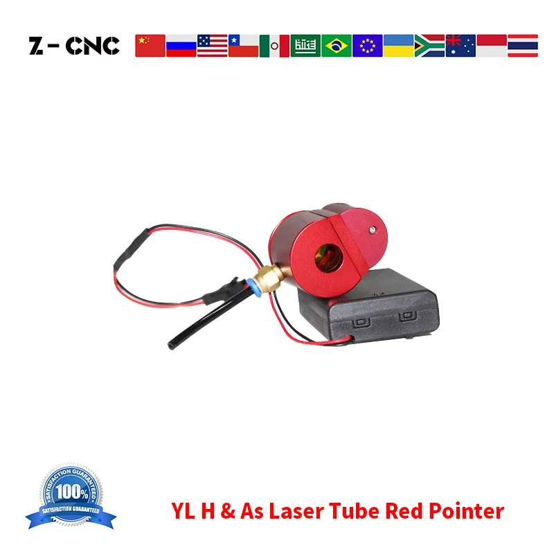 

Red Dot Red Light Indicator Co2 Laser Tube Red Pointer DC5V PSU Integrated Yongli H As Series Laser Tube Head Red Pointer