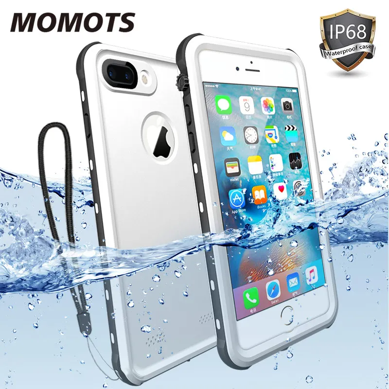 Водонепроницаемый чехол для мобильного телефона iPhone 8 7 6S Plus 360 противоударный 5s