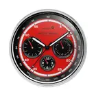 Металлические часы, настенные часы, креативные настенные часы, часы с бесшумным механизмом, автомобильный инструмент без отверстий, предметы украшения