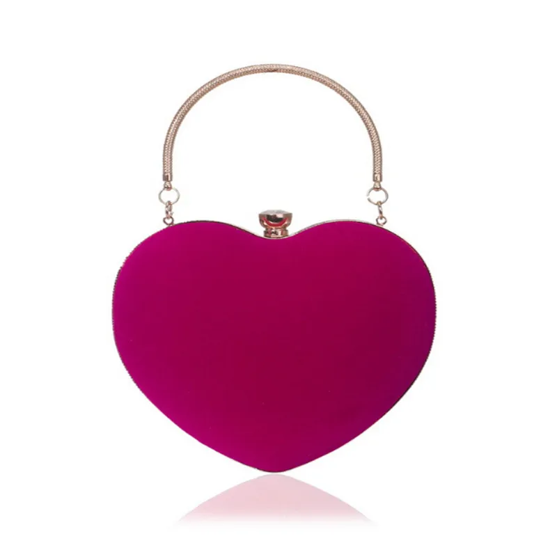 Женская вечерняя сумка-клатч в форме сердца модный кошелек | Багаж и сумки