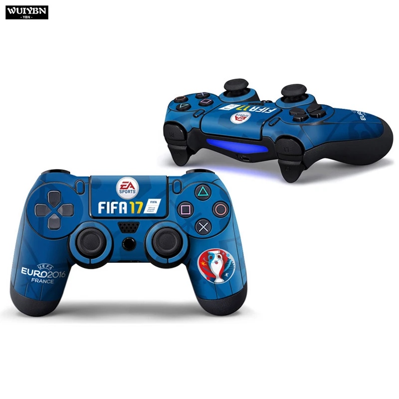 Color 6 WUIYBN PS4 наклейка тонкий геймпад для PS4 контроллер SONY Dualshock 4 Playstation 4 аксессуары контроллер наклейка КОЖА - Цвет: Color 6