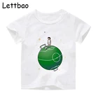 Винтажная детская футболка унисекс с рисунком капитана Цубаса и маленького футбола с буквенным принтом в стиле Харадзюку, Детская Повседневная Уличная одежда