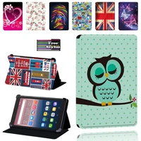 funda for alcatel onetouch pixi 3 7 8 10 pixi 4 7 stand case leather flip cover tablet case