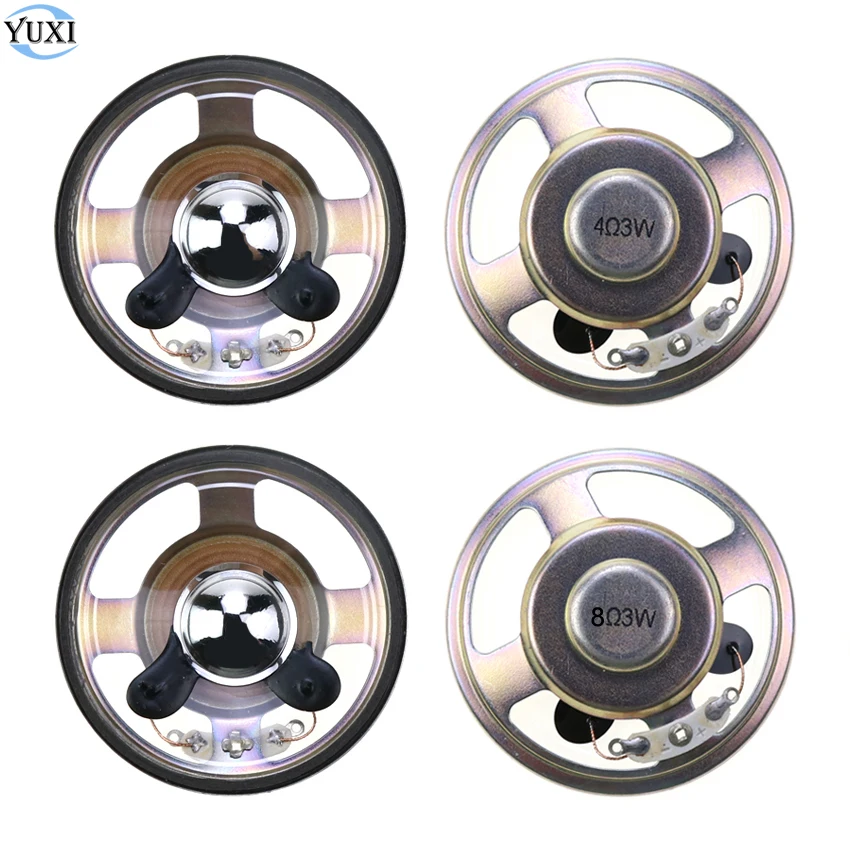 

YuXi 1pcs 57mm 4R 8R 3W Waterproof Speaker Buzzer Ringer Loudspeaker 4Ohm 8Ohm 3 Watt