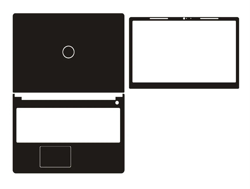 Наклейка для ноутбука защитная пленка из углеродного волокна Dell Inspiron 15 3567 3565 6&quot |