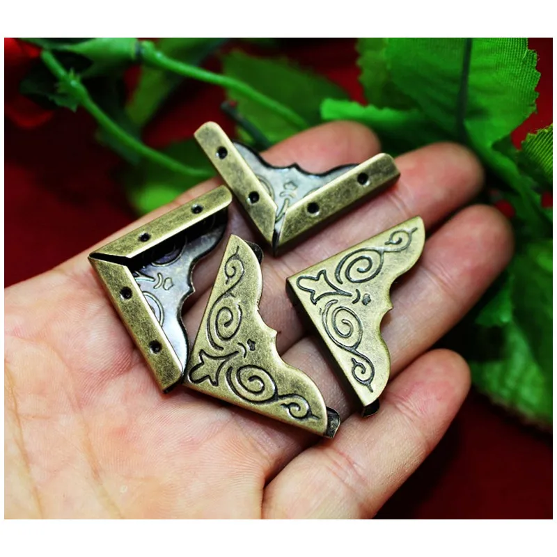 20 шт. бронзовые Защитные уголки для альбомов 25 мм 5 мм|Угловые кронштейны| |