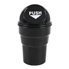 Автомобильное Мусорное Ведро Держатель мусора, стильное пластиковое ведро для мусора в форме чашки