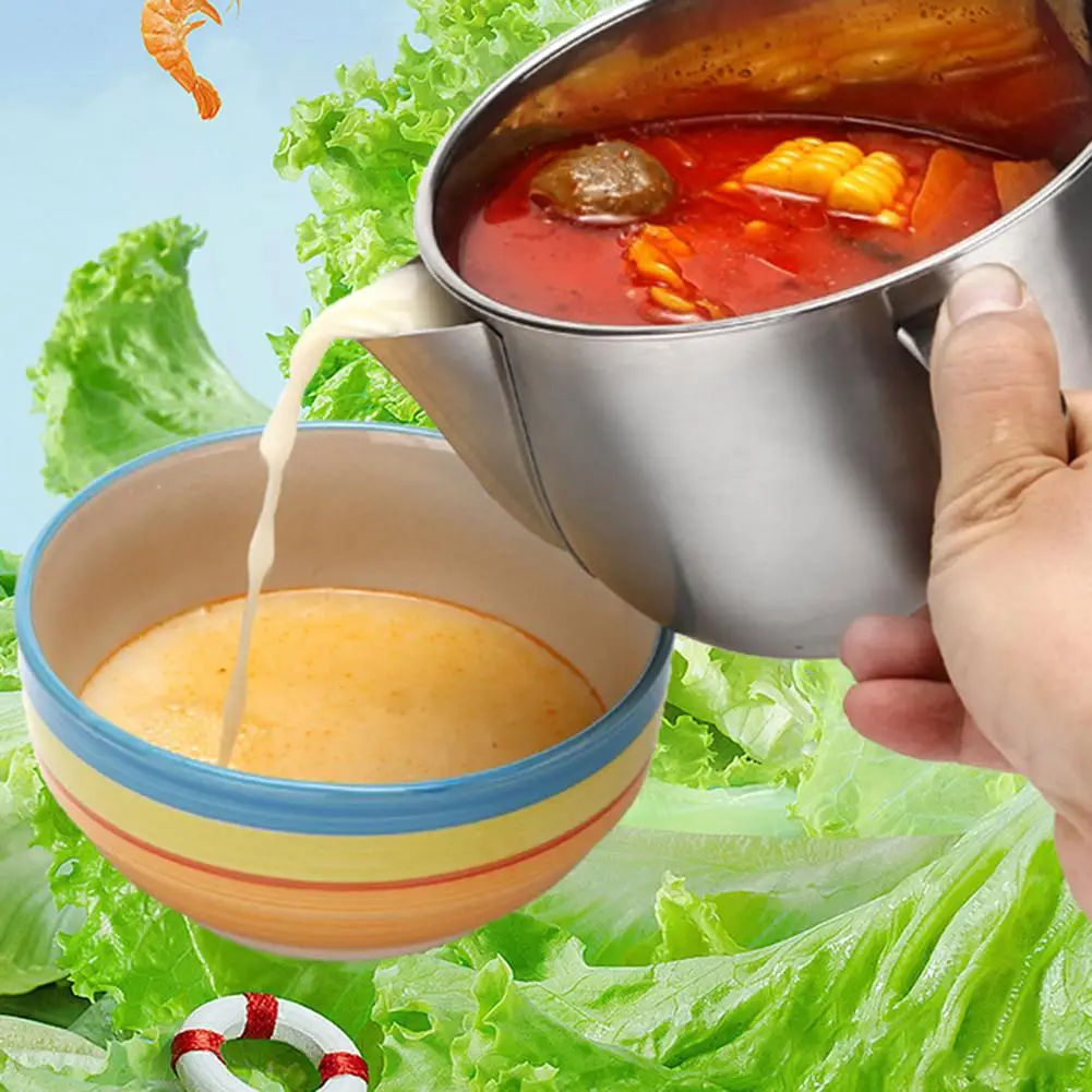 Многофункциональный соус из нержавеющей стали жировой суп сепаратор Диспенсер