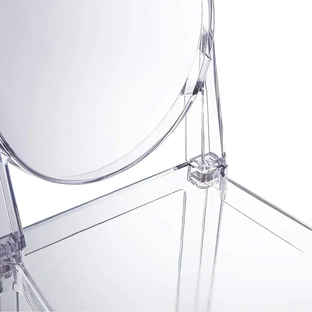 Прозрачный стул для туалетного столика с призраками Victoria акриловые обеденные