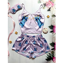 Pantalones Disney-pantalones cortos con estampado de dibujos animados para mujer...