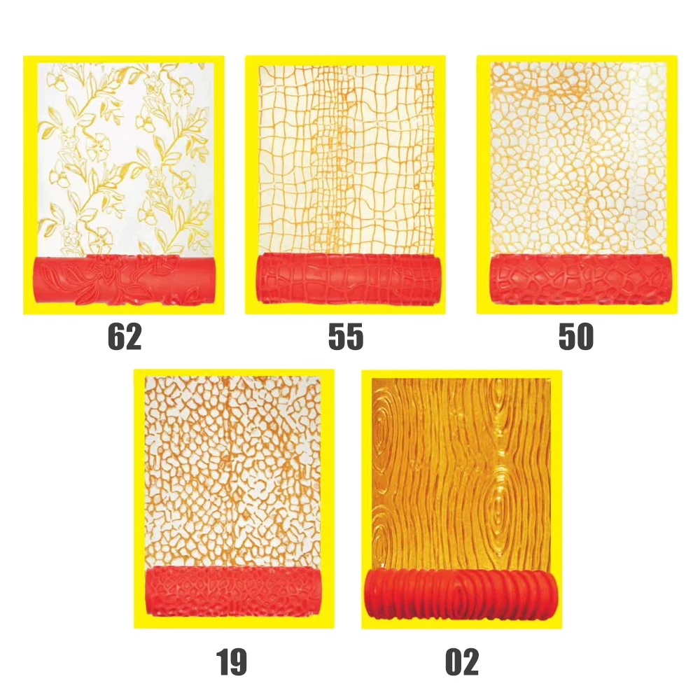 Горячая новинка декоративная краска роликовый узор рельефная текстурная