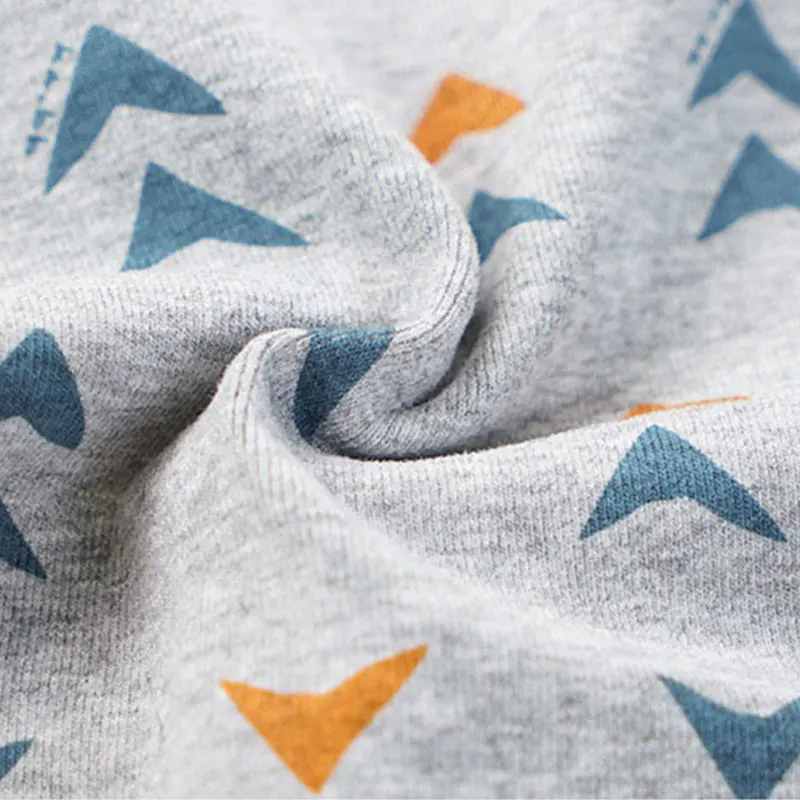 2019 Baby Boy Clothes Long Sleeve Triangle Printed Babies Bodysuit Pure Cotton Newborn Clothing 3-24 Months Infant | Детская одежда и