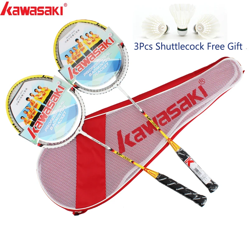 Ракетка для бадминтона Kawasaki рама из алюминиевого сплава ракетка со шнурком вверх