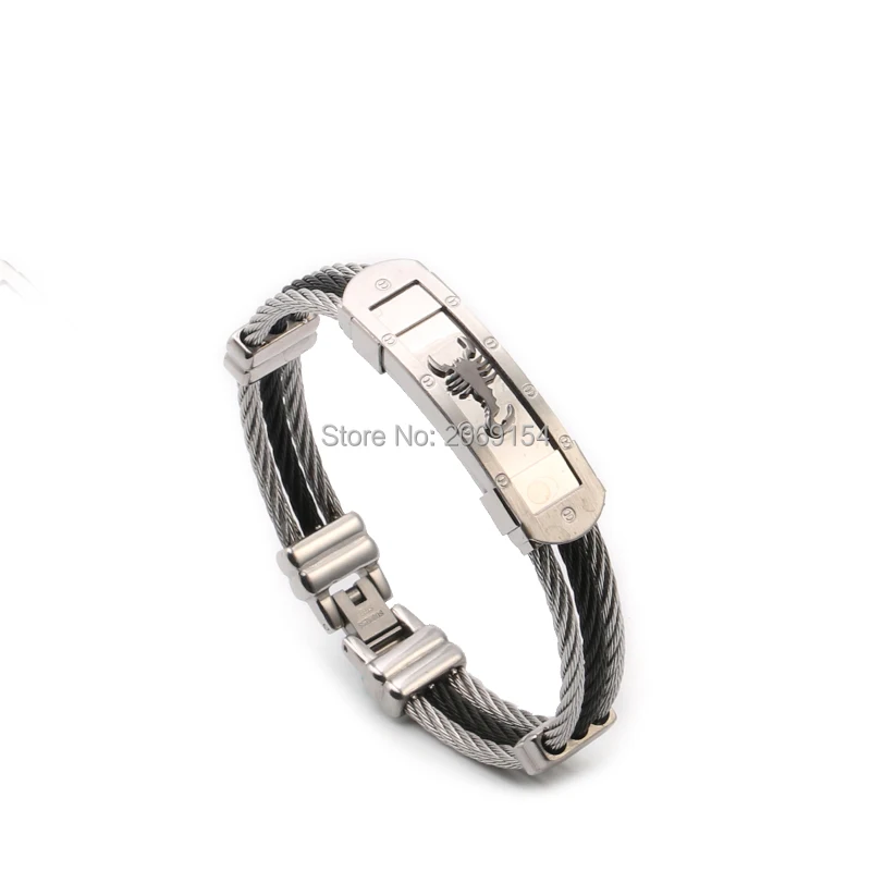 Модные ювелирные изделия мужские браслеты цепочки и звенья стальные Шармы