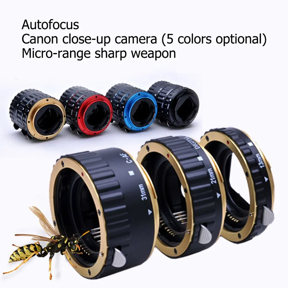 Удлинительное Кольцо для объектива AF макро-кольцо с автофокусом Canon T5i T4i T3i T2i 100D 60D