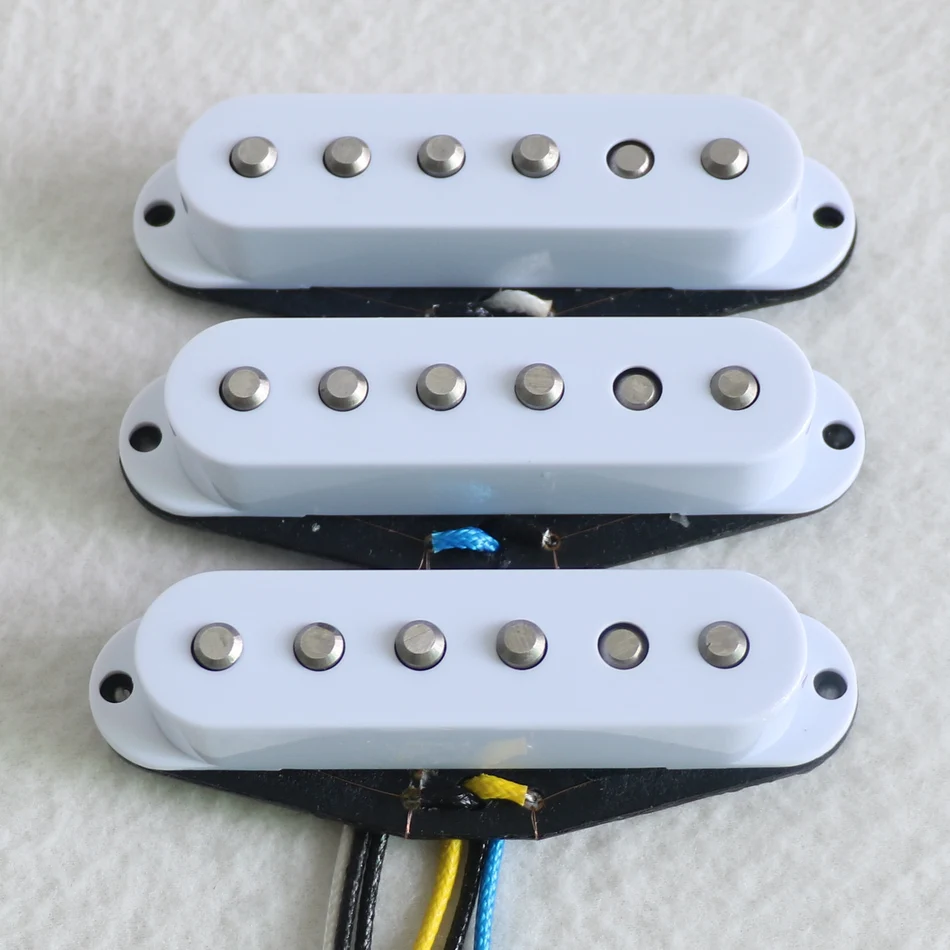 Donlis Высокая выходная винтажная 60 стиль Alnico V rod шахматный SSS одна катушка звукосниматель для ST гитары звукосниматели prewired