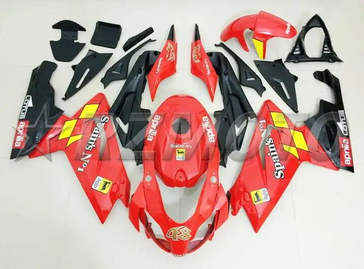 

Литья под давлением Новый ABS весь комплект обтекателей подходит для Aprilia RS4 RS125 2006 2007 2008 2009 2010 2011 125 06 07 08 09 10 11 Красный 48